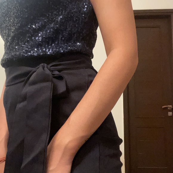 SOLD🚫/ Blue Sequin Jumpsuit - Picture 3 of 8